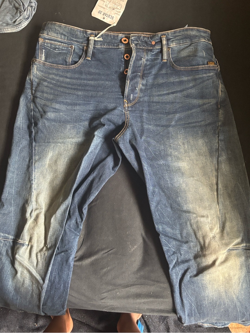 G-Star Dark Blue Slim Jeans - Picture 4 of 5